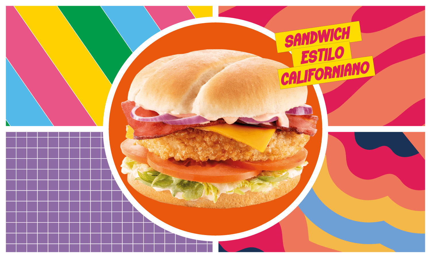Mr. Golden Chicken Burger